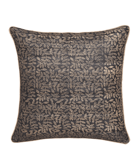 Hadspen Cushion Cover With Piping - Soot