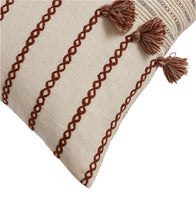 Morse Cushion Cover - Natural/Brown - LOW STOCK