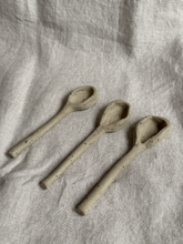 Carved Speckled Teaspoons