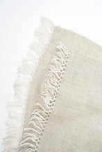 NOMAD IVORY THROW, CASHMERE & SILK