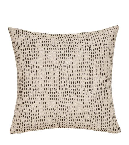 Nostell Dashes Cushion Cover - Onyx