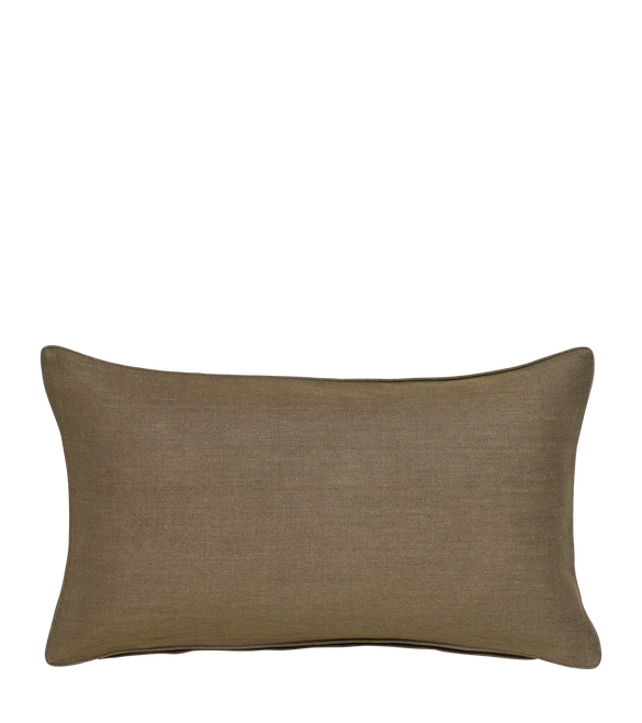 Plain Linen Pillow Cover - Elephant Grey