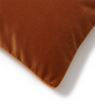 Plain Velvet Cushion Cover - Camel